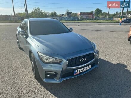 Серый Инфинити Q50, объемом двигателя 1.99 л и пробегом 152 тыс. км за 14200 $, фото 1 на Automoto.ua