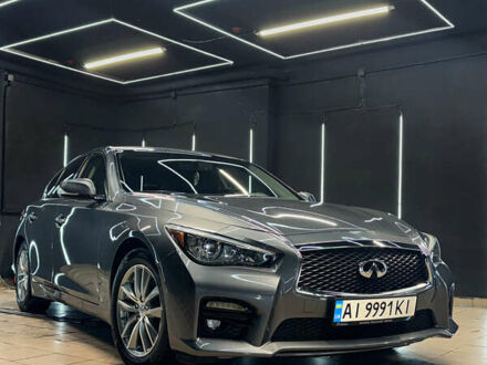 Сірий Інфініті Q50, об'ємом двигуна 3 л та пробігом 125 тис. км за 17200 $, фото 1 на Automoto.ua