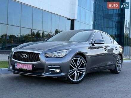 Сірий Інфініті Q50, об'ємом двигуна 2.2 л та пробігом 137 тис. км за 16999 $, фото 1 на Automoto.ua