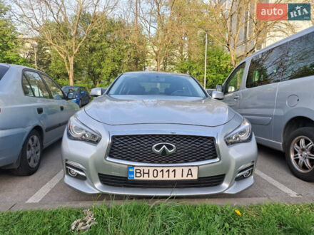 Серый Инфинити Q50, объемом двигателя 1.99 л и пробегом 81 тыс. км за 13900 $, фото 1 на Automoto.ua