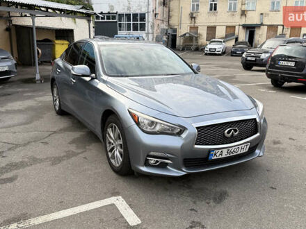 Серый Инфинити Q50, объемом двигателя 1.99 л и пробегом 168 тыс. км за 12499 $, фото 1 на Automoto.ua