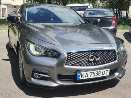 Серый Инфинити Q50, объемом двигателя 2.14 л и пробегом 178 тыс. км за 16800 $, фото 1 на Automoto.ua
