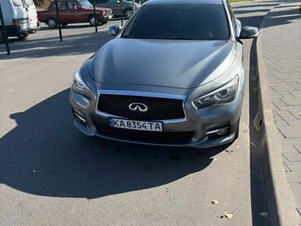 Сірий Інфініті Q50, об'ємом двигуна 3 л та пробігом 94 тис. км за 12000 $, фото 1 на Automoto.ua