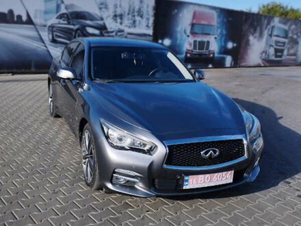 Серый Инфинити Q50, объемом двигателя 2.2 л и пробегом 203 тыс. км за 14500 $, фото 1 на Automoto.ua