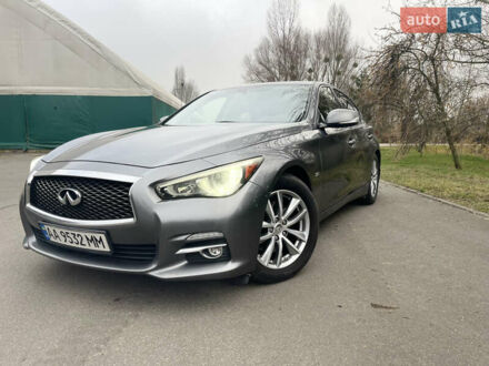 Серый Инфинити Q50, объемом двигателя 3 л и пробегом 118 тыс. км за 15500 $, фото 1 на Automoto.ua