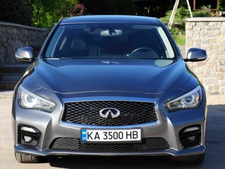 Сірий Інфініті Q50, об'ємом двигуна 3 л та пробігом 61 тис. км за 22500 $, фото 1 на Automoto.ua