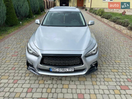 Сірий Інфініті Q50, об'ємом двигуна 3 л та пробігом 175 тис. км за 13599 $, фото 1 на Automoto.ua