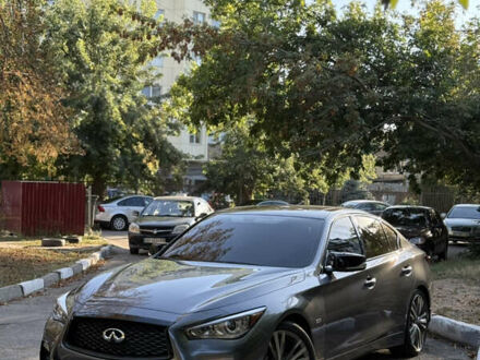 Сірий Інфініті Q50, об'ємом двигуна 3 л та пробігом 140 тис. км за 25000 $, фото 1 на Automoto.ua