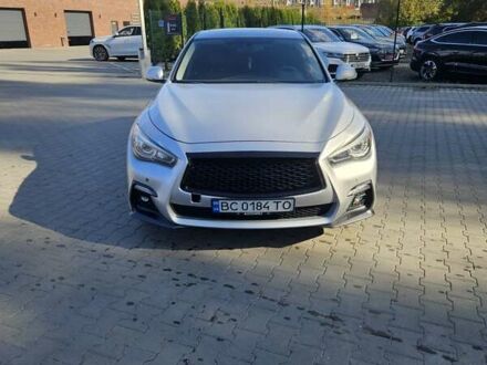 Серый Инфинити Q50, объемом двигателя 3 л и пробегом 195 тыс. км за 16000 $, фото 1 на Automoto.ua