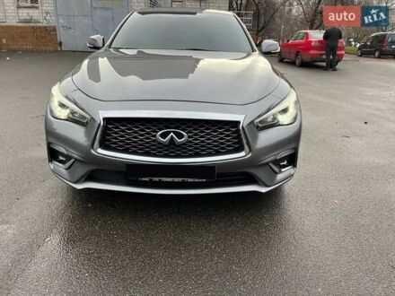 Сірий Інфініті Q50, об'ємом двигуна 3 л та пробігом 136 тис. км за 10900 $, фото 1 на Automoto.ua