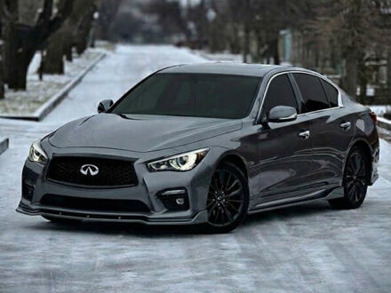 Серый Инфинити Q50, объемом двигателя 3 л и пробегом 186 тыс. км за 14800 $, фото 1 на Automoto.ua