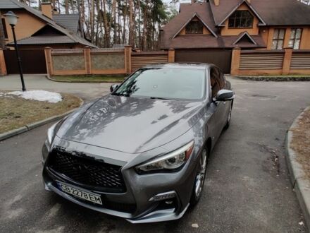 Сірий Інфініті Q50, об'ємом двигуна 3 л та пробігом 122 тис. км за 23000 $, фото 1 на Automoto.ua