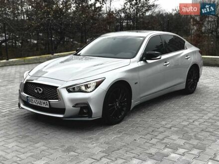Сірий Інфініті Q50, об'ємом двигуна 3 л та пробігом 72 тис. км за 17400 $, фото 1 на Automoto.ua