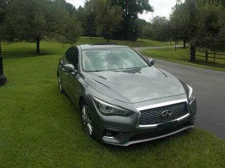 Сірий Інфініті Q50, об'ємом двигуна 3 л та пробігом 74 тис. км за 7900 $, фото 1 на Automoto.ua