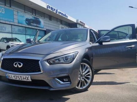 Сірий Інфініті Q50, об'ємом двигуна 3 л та пробігом 76 тис. км за 17500 $, фото 1 на Automoto.ua