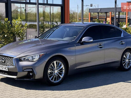 Сірий Інфініті Q50, об'ємом двигуна 3 л та пробігом 24 тис. км за 20000 $, фото 1 на Automoto.ua