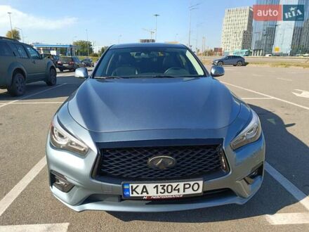 Сірий Інфініті Q50, об'ємом двигуна 3 л та пробігом 135 тис. км за 23000 $, фото 1 на Automoto.ua