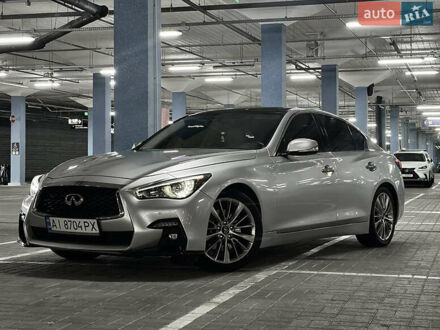 Сірий Інфініті Q50, об'ємом двигуна 3 л та пробігом 50 тис. км за 19900 $, фото 1 на Automoto.ua