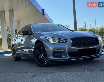 Синий Инфинити Q50, объемом двигателя 2.14 л и пробегом 171 тыс. км за 15500 $, фото 8 на Automoto.ua