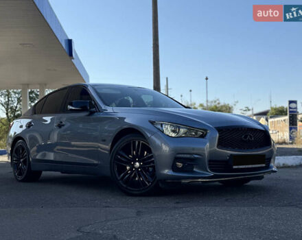Синий Инфинити Q50, объемом двигателя 2.14 л и пробегом 171 тыс. км за 15500 $, фото 10 на Automoto.ua