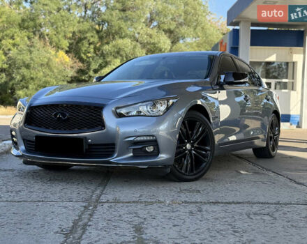 Синий Инфинити Q50, объемом двигателя 2.14 л и пробегом 171 тыс. км за 15500 $, фото 2 на Automoto.ua