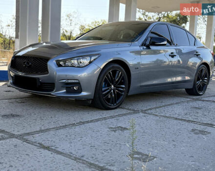 Синий Инфинити Q50, объемом двигателя 2.14 л и пробегом 171 тыс. км за 15500 $, фото 5 на Automoto.ua