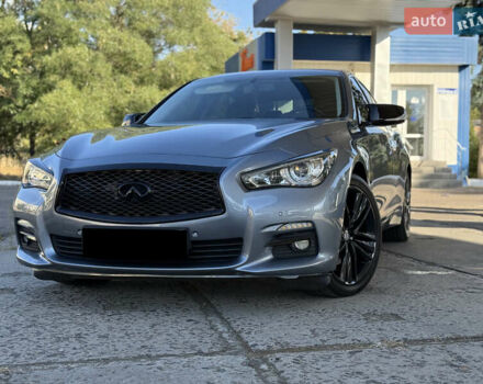 Синий Инфинити Q50, объемом двигателя 2.14 л и пробегом 171 тыс. км за 15500 $, фото 3 на Automoto.ua