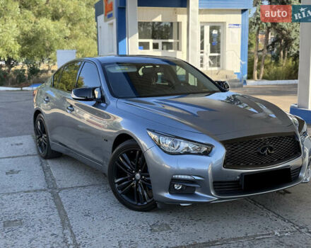 Синий Инфинити Q50, объемом двигателя 2.14 л и пробегом 171 тыс. км за 15500 $, фото 4 на Automoto.ua