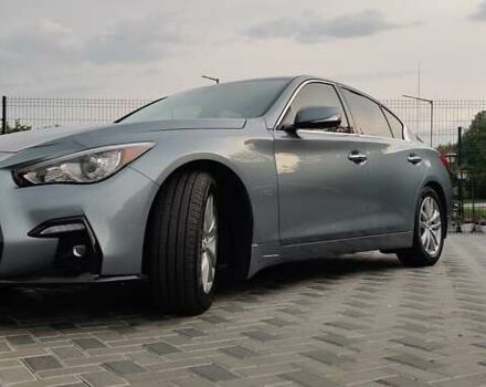 Синий Инфинити Q50, объемом двигателя 3.7 л и пробегом 155 тыс. км за 15499 $, фото 7 на Automoto.ua