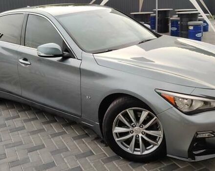 Синий Инфинити Q50, объемом двигателя 3.7 л и пробегом 155 тыс. км за 15499 $, фото 8 на Automoto.ua