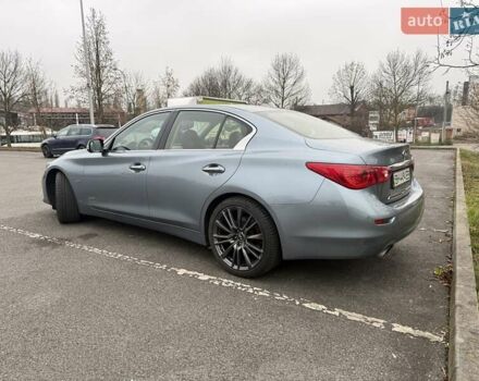 Синий Инфинити Q50, объемом двигателя 1.99 л и пробегом 141 тыс. км за 14500 $, фото 10 на Automoto.ua