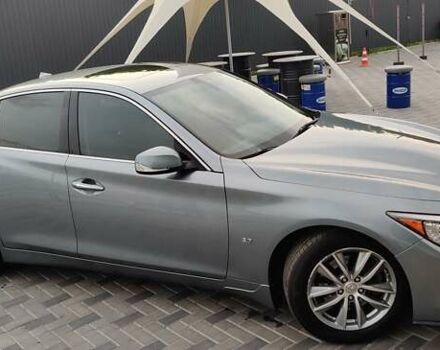 Синий Инфинити Q50, объемом двигателя 3.7 л и пробегом 155 тыс. км за 15499 $, фото 10 на Automoto.ua