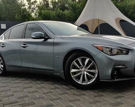 Синий Инфинити Q50, объемом двигателя 3.7 л и пробегом 155 тыс. км за 15499 $, фото 9 на Automoto.ua