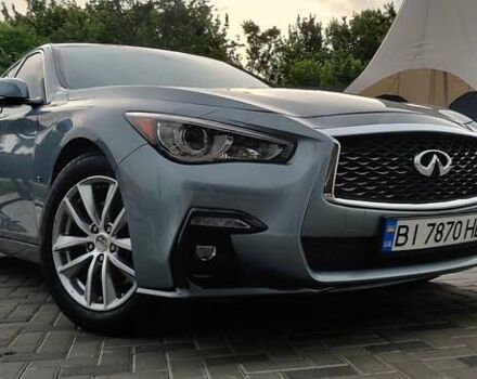 Синий Инфинити Q50, объемом двигателя 3.7 л и пробегом 155 тыс. км за 15499 $, фото 5 на Automoto.ua