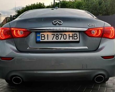 Синий Инфинити Q50, объемом двигателя 3.7 л и пробегом 155 тыс. км за 15499 $, фото 15 на Automoto.ua