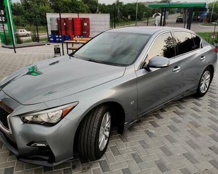 Синий Инфинити Q50, объемом двигателя 3.7 л и пробегом 155 тыс. км за 15499 $, фото 11 на Automoto.ua