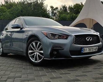 Синий Инфинити Q50, объемом двигателя 3.7 л и пробегом 155 тыс. км за 15499 $, фото 4 на Automoto.ua