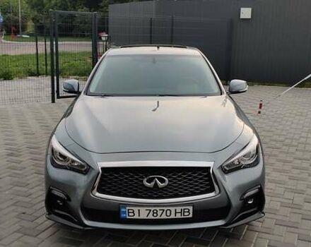 Синий Инфинити Q50, объемом двигателя 3.7 л и пробегом 155 тыс. км за 15499 $, фото 3 на Automoto.ua