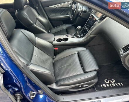Синий Инфинити Q50, объемом двигателя 3 л и пробегом 108 тыс. км за 15999 $, фото 25 на Automoto.ua
