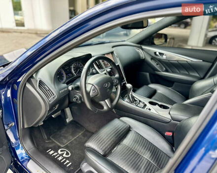 Синий Инфинити Q50, объемом двигателя 3 л и пробегом 108 тыс. км за 15999 $, фото 14 на Automoto.ua