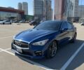 Синий Инфинити Q50, объемом двигателя 3 л и пробегом 102 тыс. км за 19000 $, фото 1 на Automoto.ua