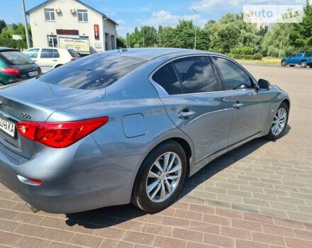 Синий Инфинити Q50, объемом двигателя 3 л и пробегом 76 тыс. км за 16500 $, фото 7 на Automoto.ua