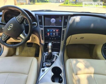 Синий Инфинити Q50, объемом двигателя 3 л и пробегом 76 тыс. км за 16500 $, фото 11 на Automoto.ua