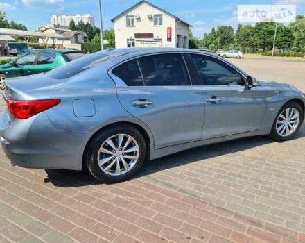 Синий Инфинити Q50, объемом двигателя 3 л и пробегом 76 тыс. км за 16500 $, фото 8 на Automoto.ua