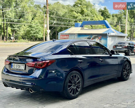 Синий Инфинити Q50, объемом двигателя 3 л и пробегом 108 тыс. км за 15999 $, фото 5 на Automoto.ua