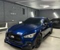Синий Инфинити Q50, объемом двигателя 3 л и пробегом 75 тыс. км за 23500 $, фото 1 на Automoto.ua