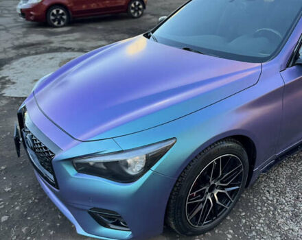 Синий Инфинити Q50, объемом двигателя 3 л и пробегом 80 тыс. км за 25000 $, фото 11 на Automoto.ua