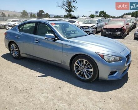 Синий Инфинити Q50, объемом двигателя 3 л и пробегом 72 тыс. км за 3000 $, фото 3 на Automoto.ua