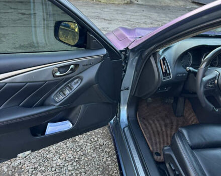 Синий Инфинити Q50, объемом двигателя 3 л и пробегом 80 тыс. км за 25000 $, фото 21 на Automoto.ua