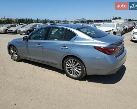 Синий Инфинити Q50, объемом двигателя 3 л и пробегом 72 тыс. км за 3000 $, фото 1 на Automoto.ua